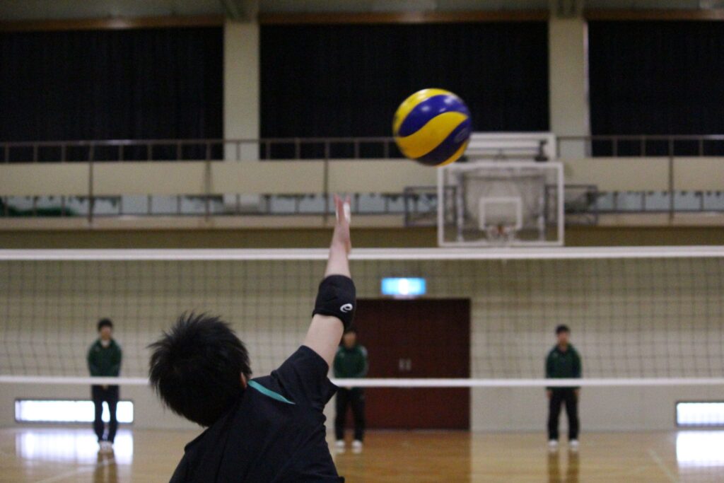 If you can't reach or receive a volleyball serve, try this.